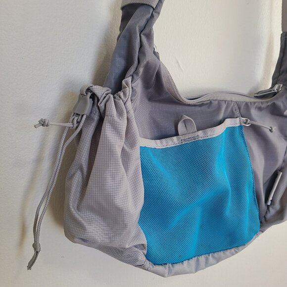 Baboon to the Moon Crescent Crossbody Bag Gray Blue - Picture 8 of 8